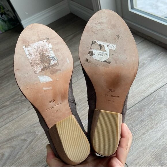 Cole Haan Minna Suede Leather Ankle Bootie - Picture 8 of 16